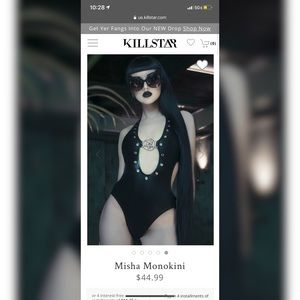 Killstar Misha Monokini